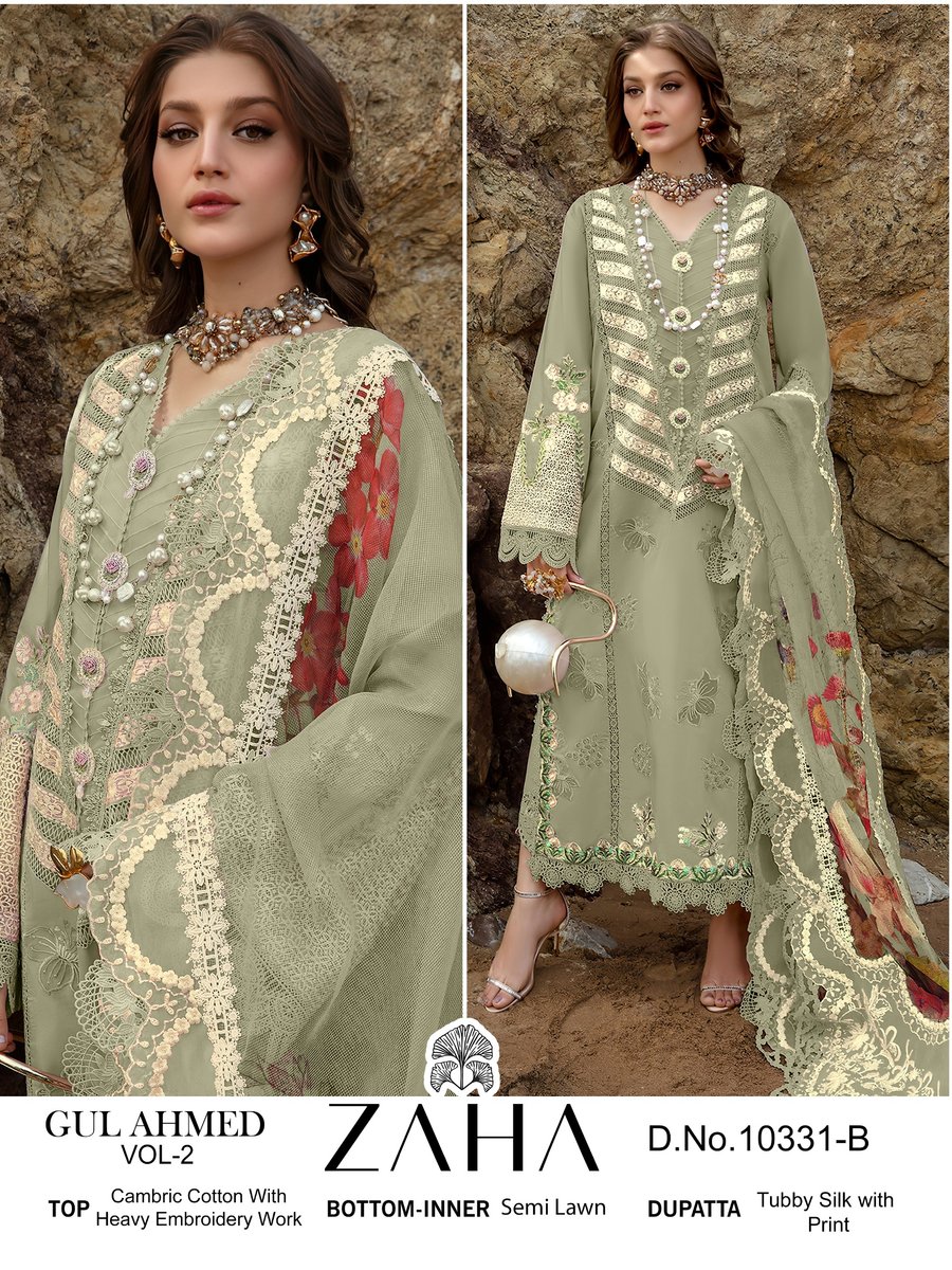 ZAHA GUL AHMED VOL-2 10331-A TO 10331-D 2