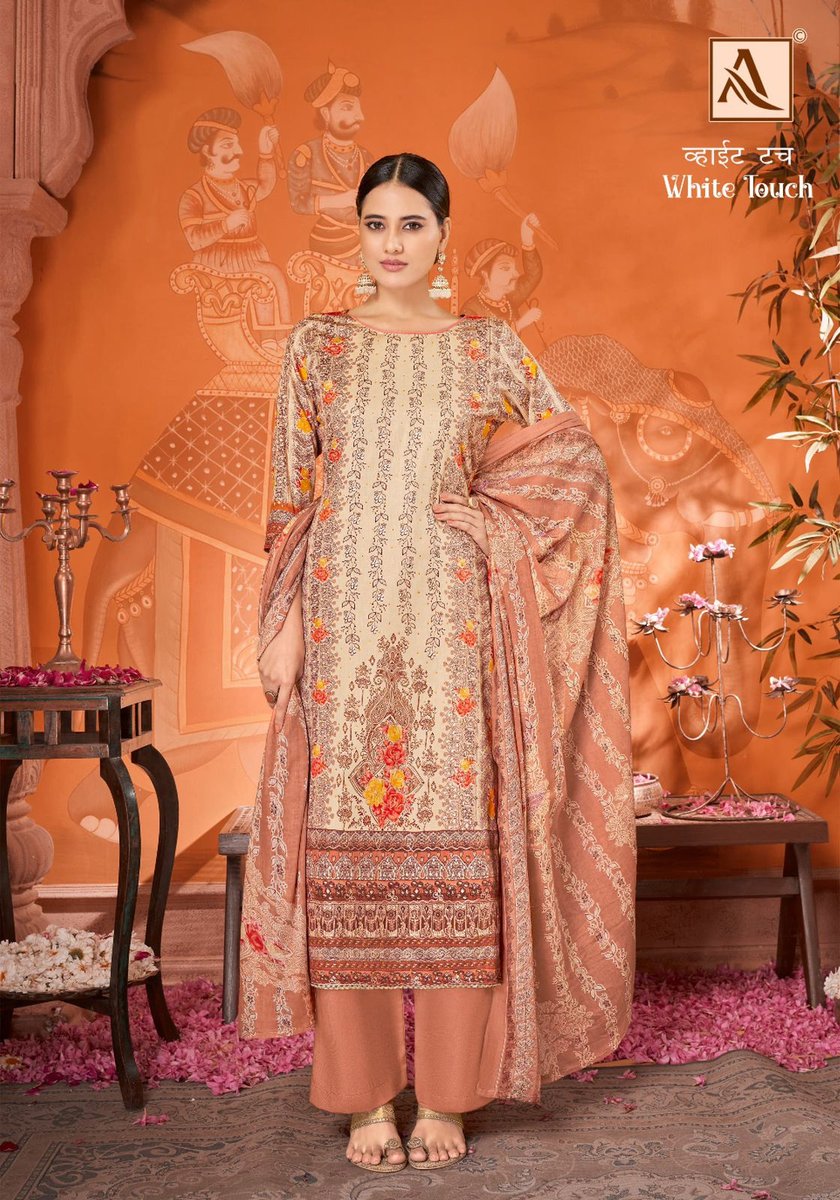 ALOK SUIT WHITE TOUCH H-1478-001 TO H-1478-006 4