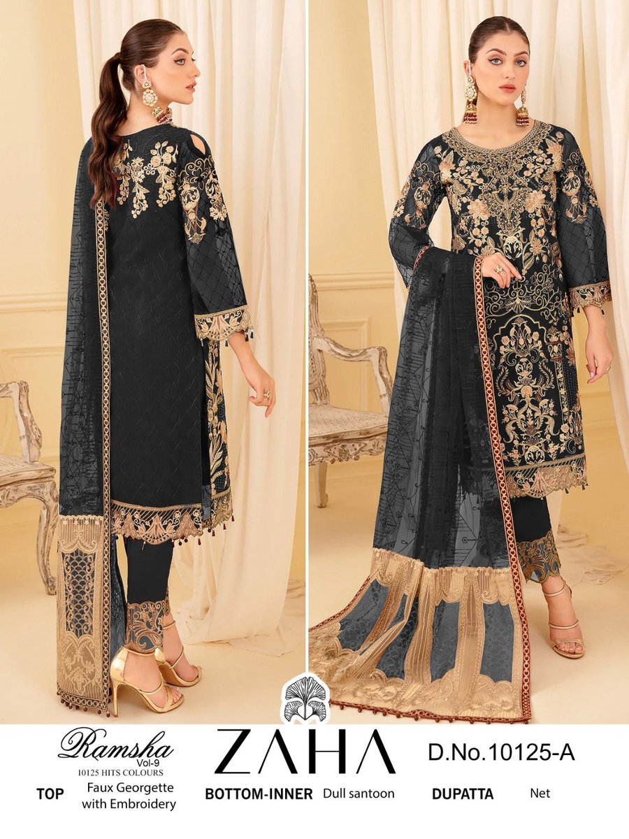 Zaha Ramsha Vol-9 10125 Colors 1