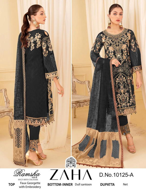 Zaha Ramsha Vol-9 10125 Colors