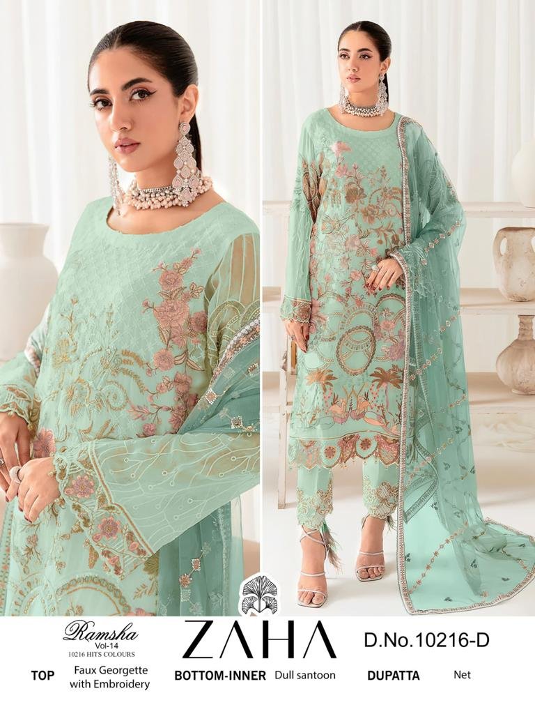 Zaha Ramsha Vol-14 10216 Colors 7