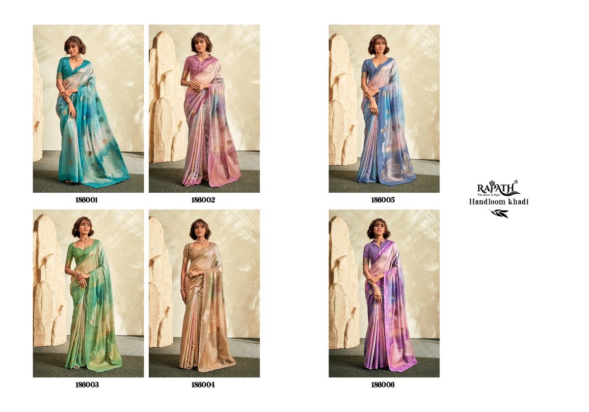 RAJYOG FABRICS ASOPALAV SILK 186001 TO 186006 7