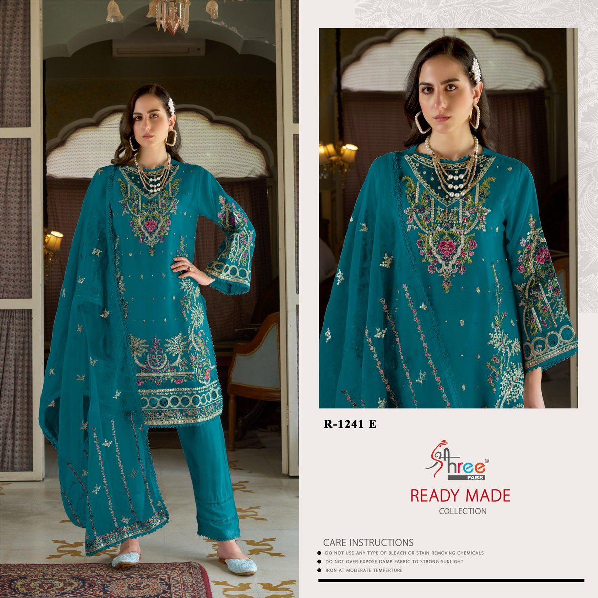 SHREE FAB READY MADE COLLECTION R-1241-E TO R-1241-H 1
