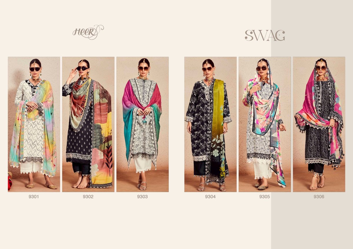 KIMORA FASHION HEER SWAG VOL-174 9301 TO 9306 7