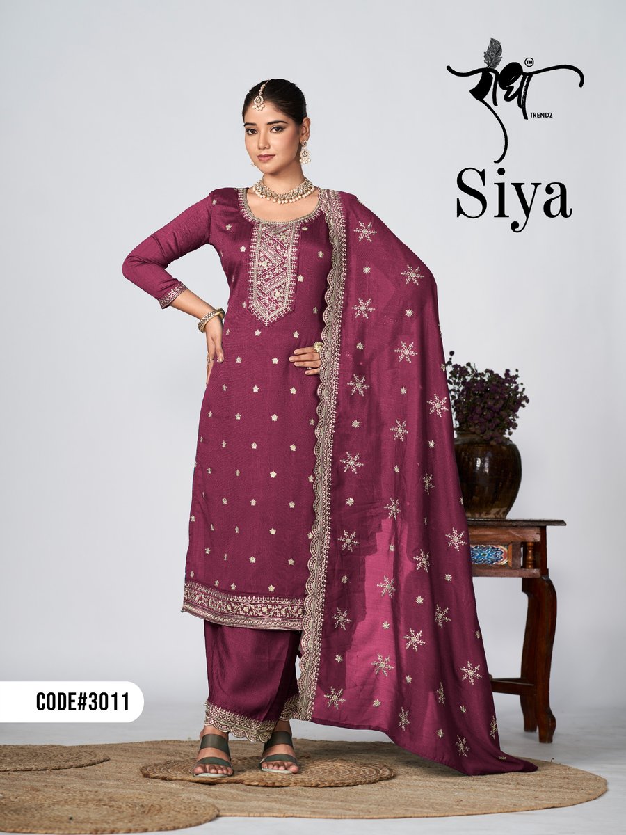 RADHA TRENDZ SIYA 3011 TO 3014 1
