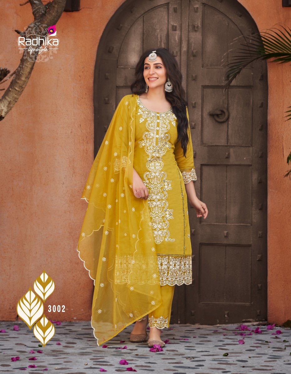 RADHIKA LIFESTYLE SEHNAZ VOL-3 3001 TO 3006 2