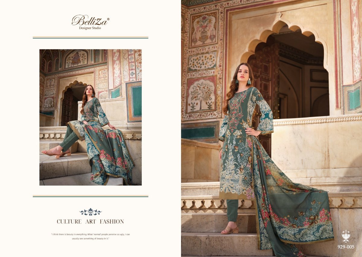 BELLIZA DESIGNER NAIRA VOL-56 929-001 TO 929-008 5