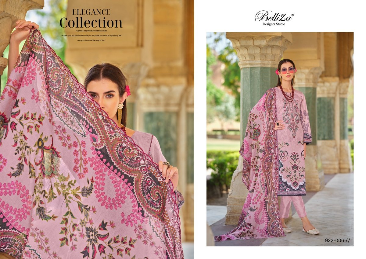 BELLIZA DESIGNER GUZARISH VOL-9 922-001 TO 922-008 6