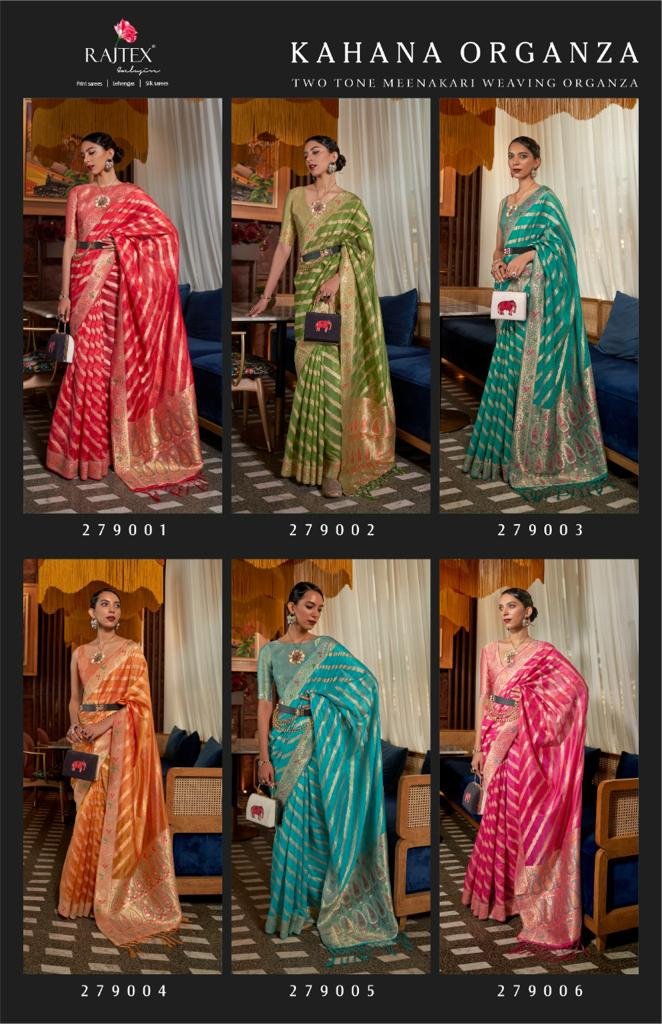 Raj Tex Kahana Organza 279001-279006 Series 7