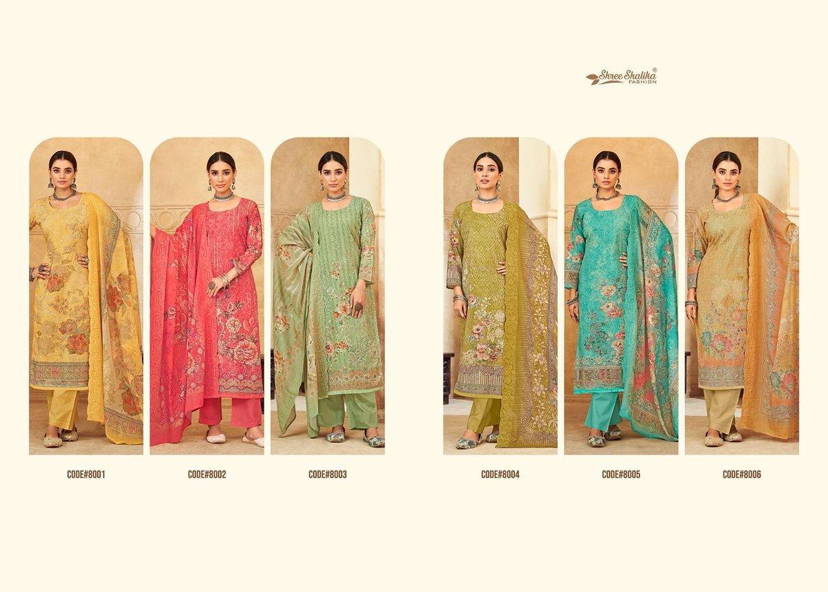 SHREE SHALIKA FASHION MANNAT VOL-8 8001 TO 8006 7