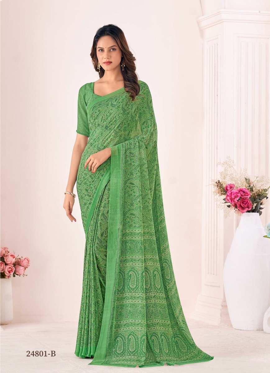 RUCHI RAGAA GEORGETTE VOL-6 24801-A TO 24803-D 2