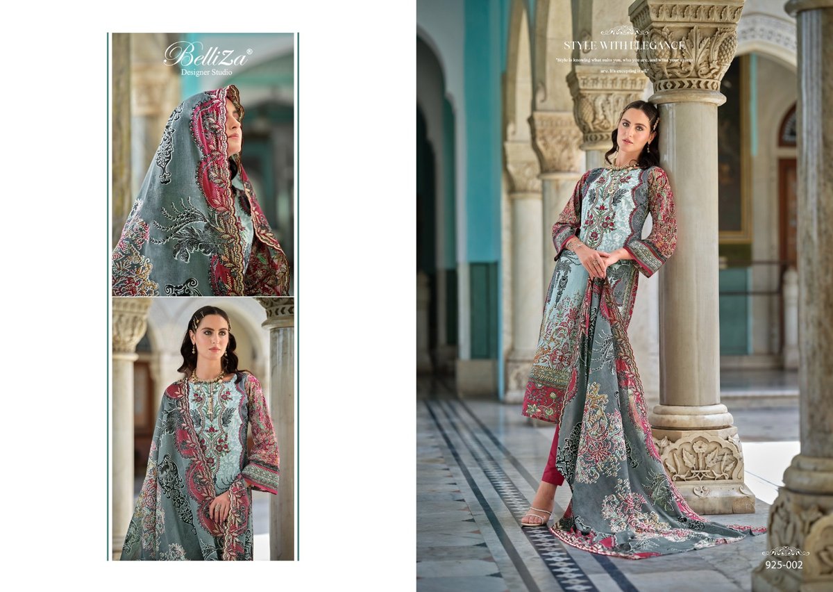 BELLIZA DESIGNER GUZARISH VOL-12 925-001 TO 925-008 2