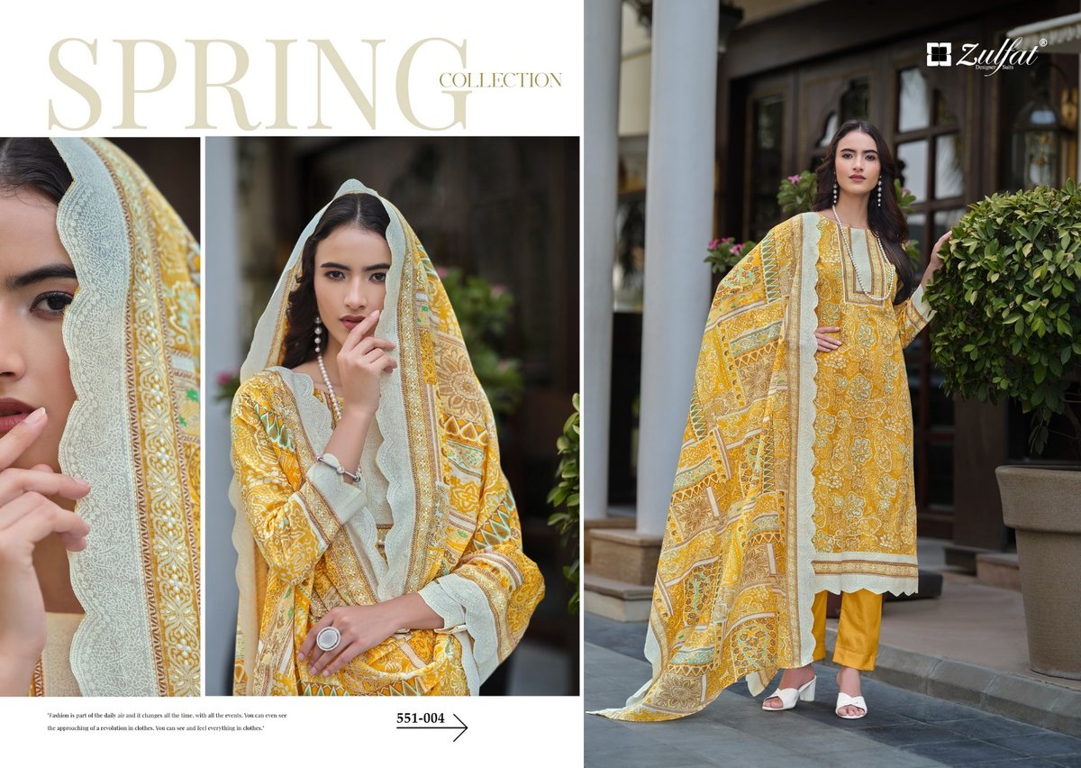 ZULFAT DESIGNER FARHANA VOL-7 551-001 TO 551-008 4