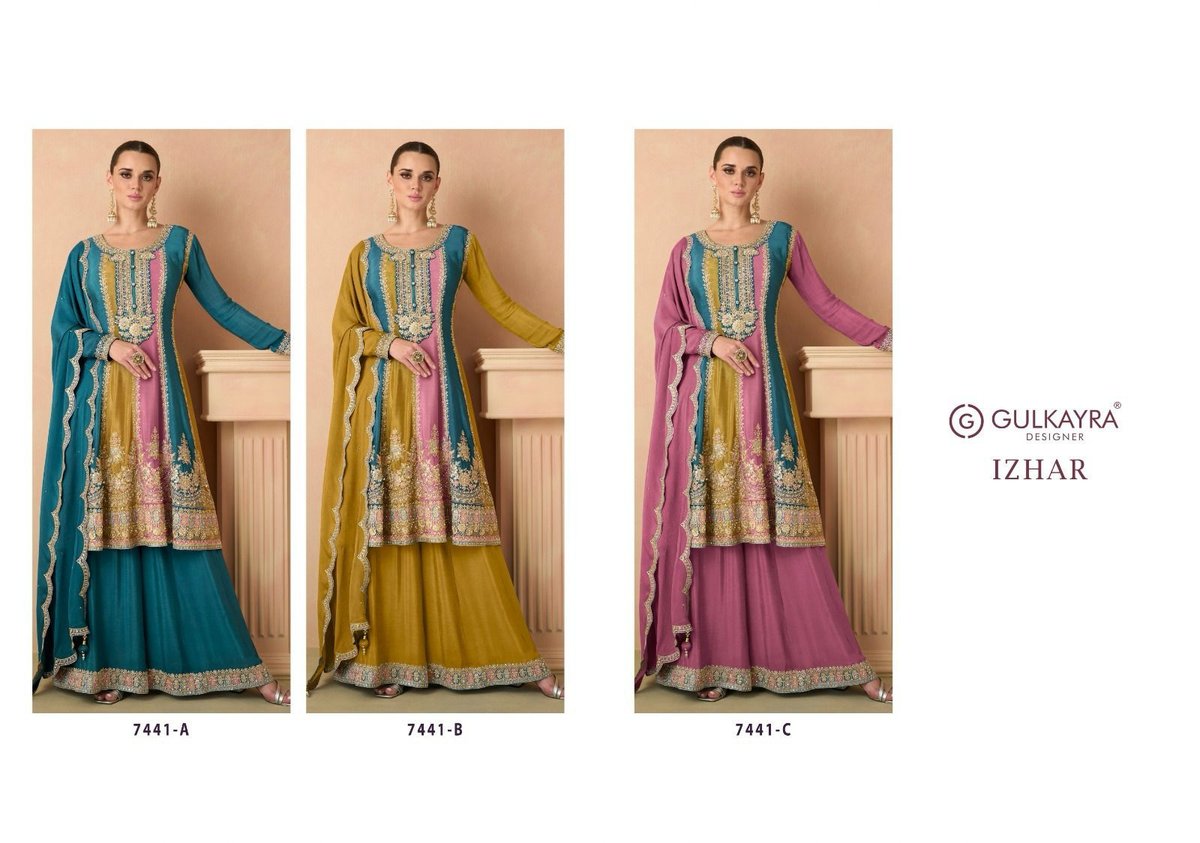 GULKAYRA DESIGNER IZHAR 7441-A TO 7441-C 4