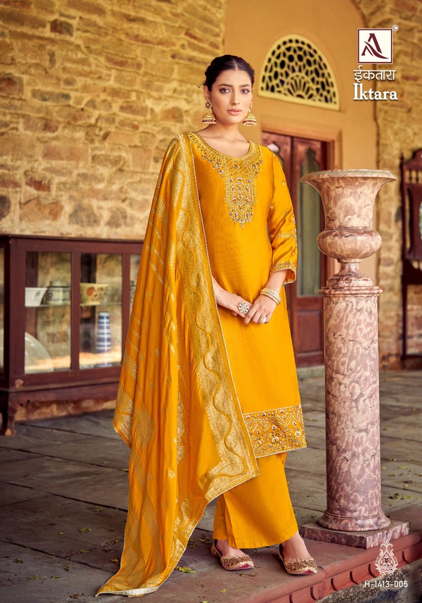 ALOK SUIT IKTARA H-1413-001 TO H-1413-006 5