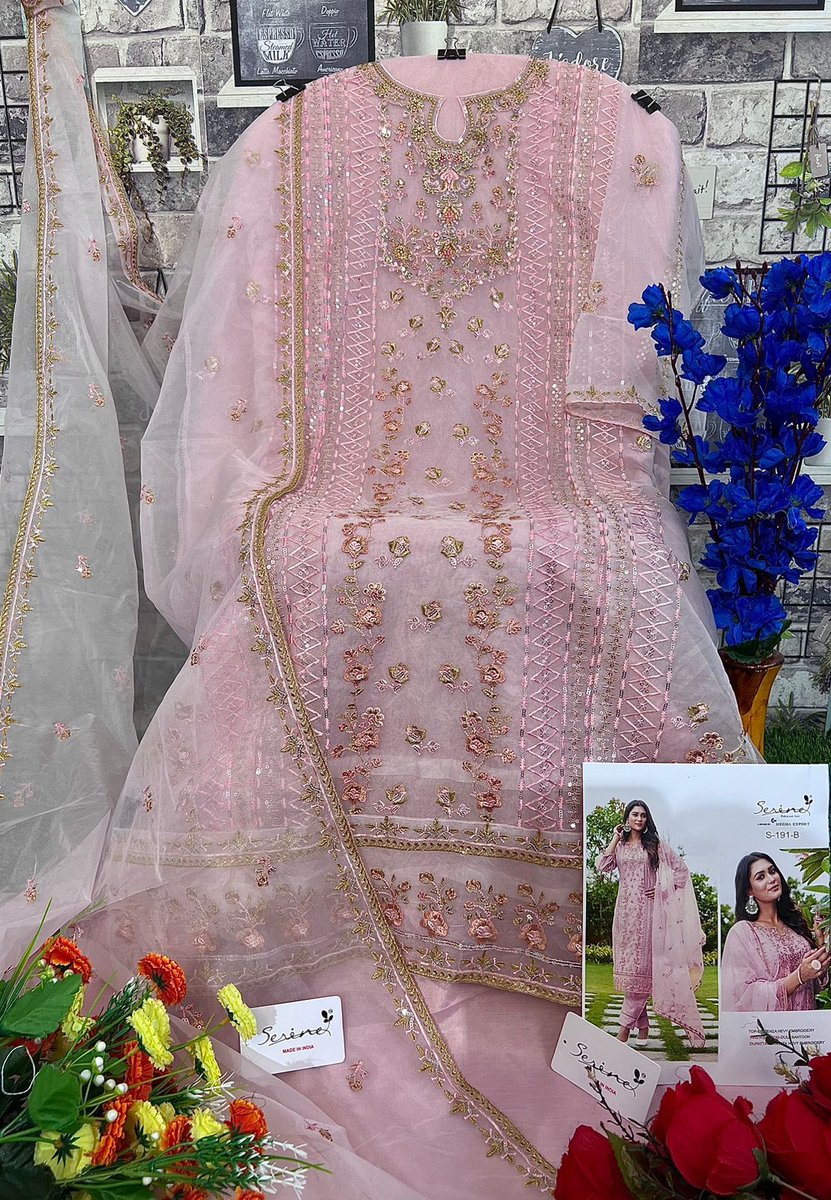 Serine Pakistani Suit S-191 Colors 4