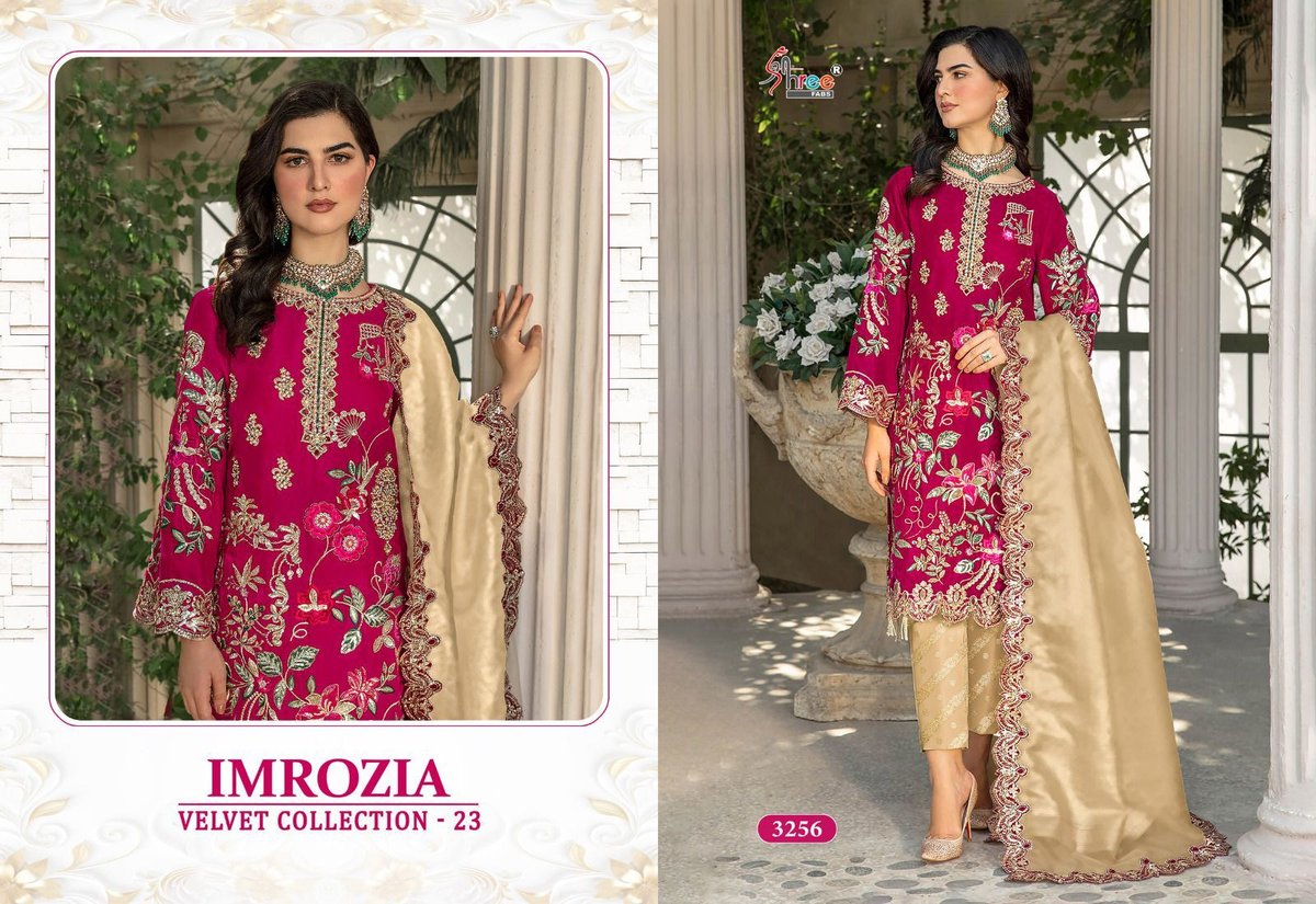 Shree Fab Imrozia Velvet Collection-23 3254-3258 Series 3