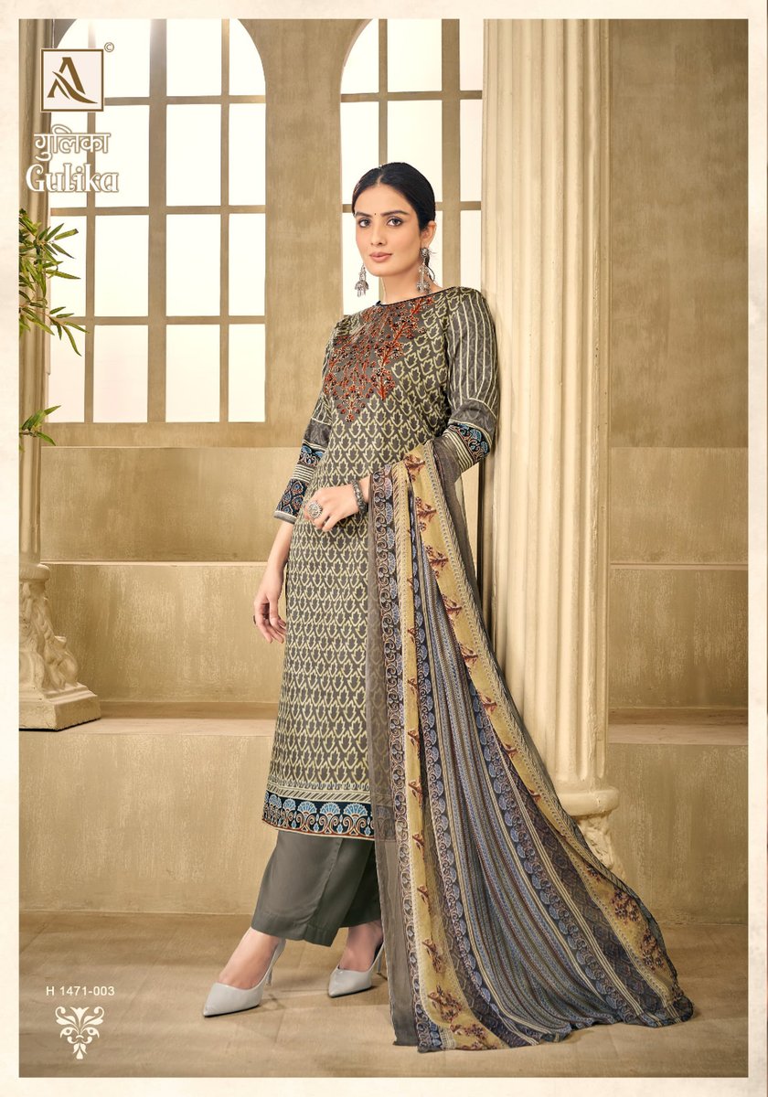ALOK SUIT GULIKA H-1471-001 TO H-1471-006 3