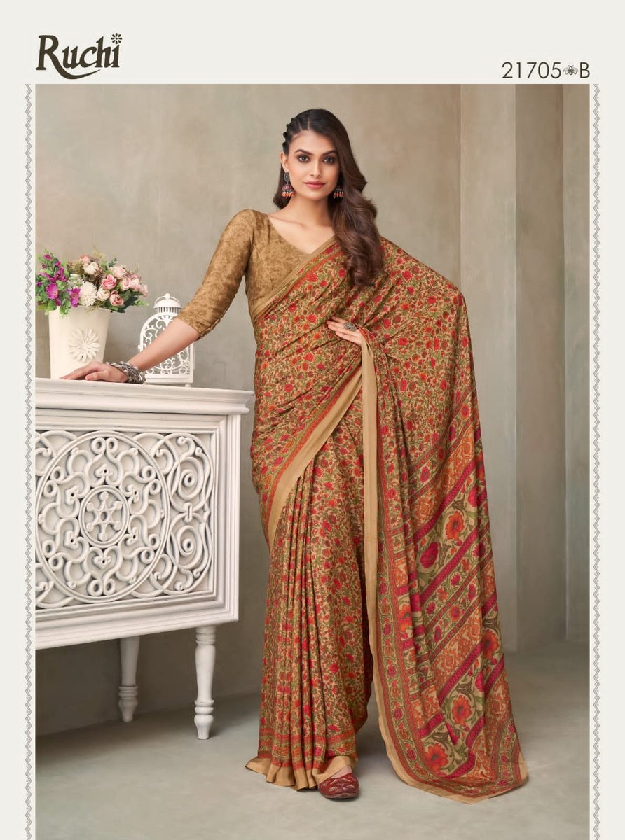 Ruchi Saree Vivanta Silk 18th Edition 21701-21706 Series 10
