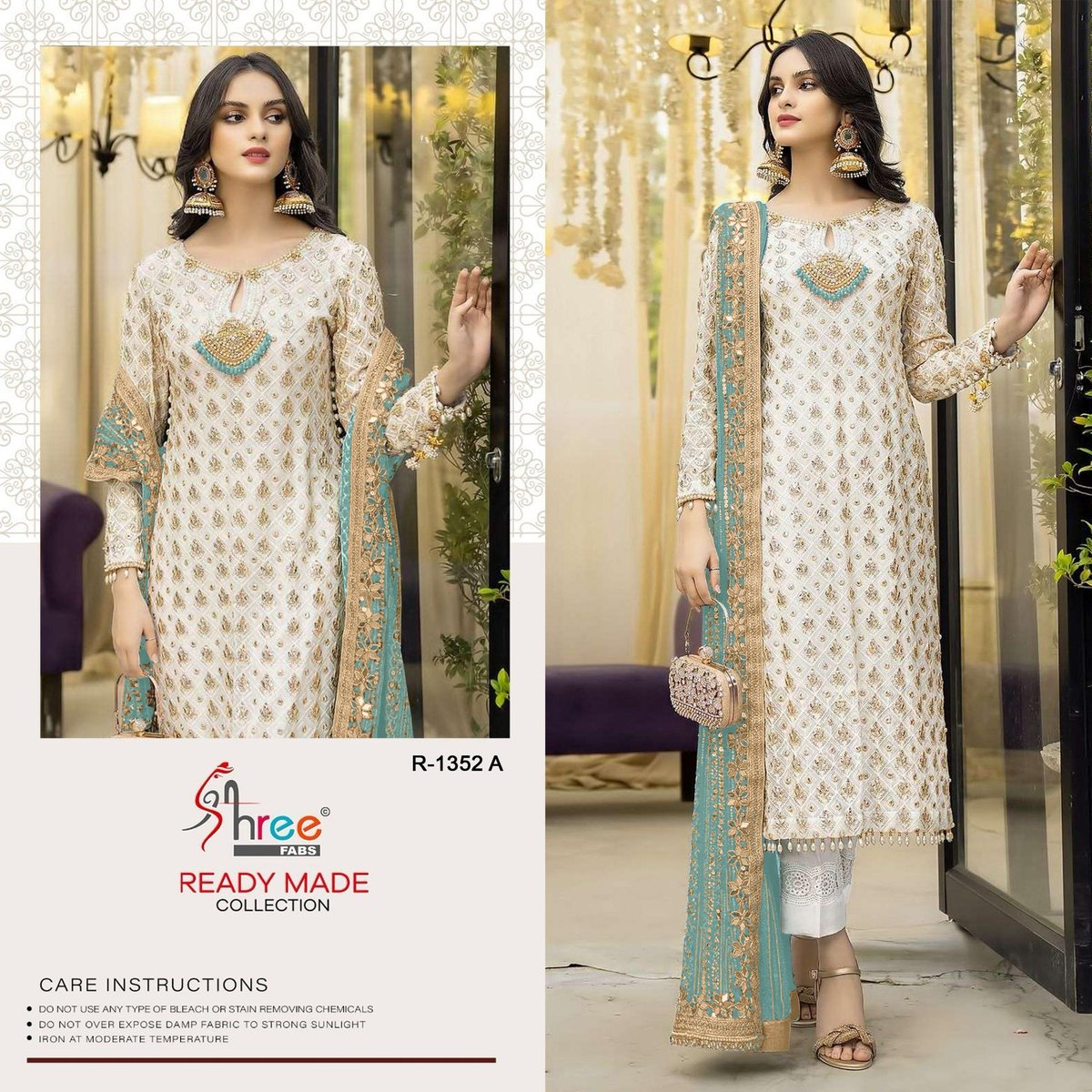 SHREE FABS READY MADE COLLECTION R-1352-A TO R-1352-D 1