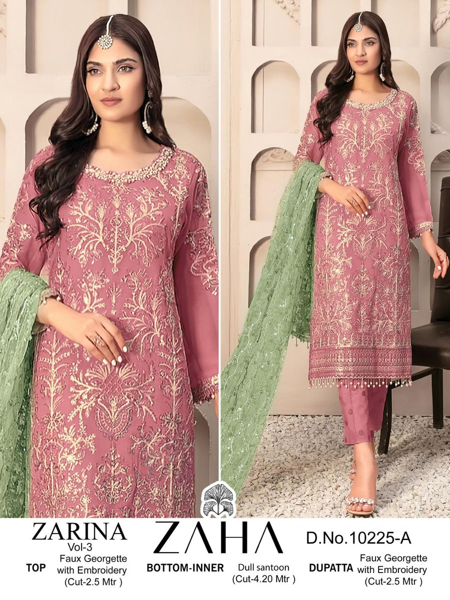ZAHA ZARINA VOL-3 10225-A TO 10225-C 1