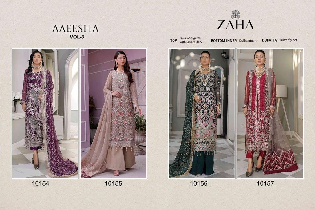 Zaha Aaeesha Vol-3 10154-10157 Series 9