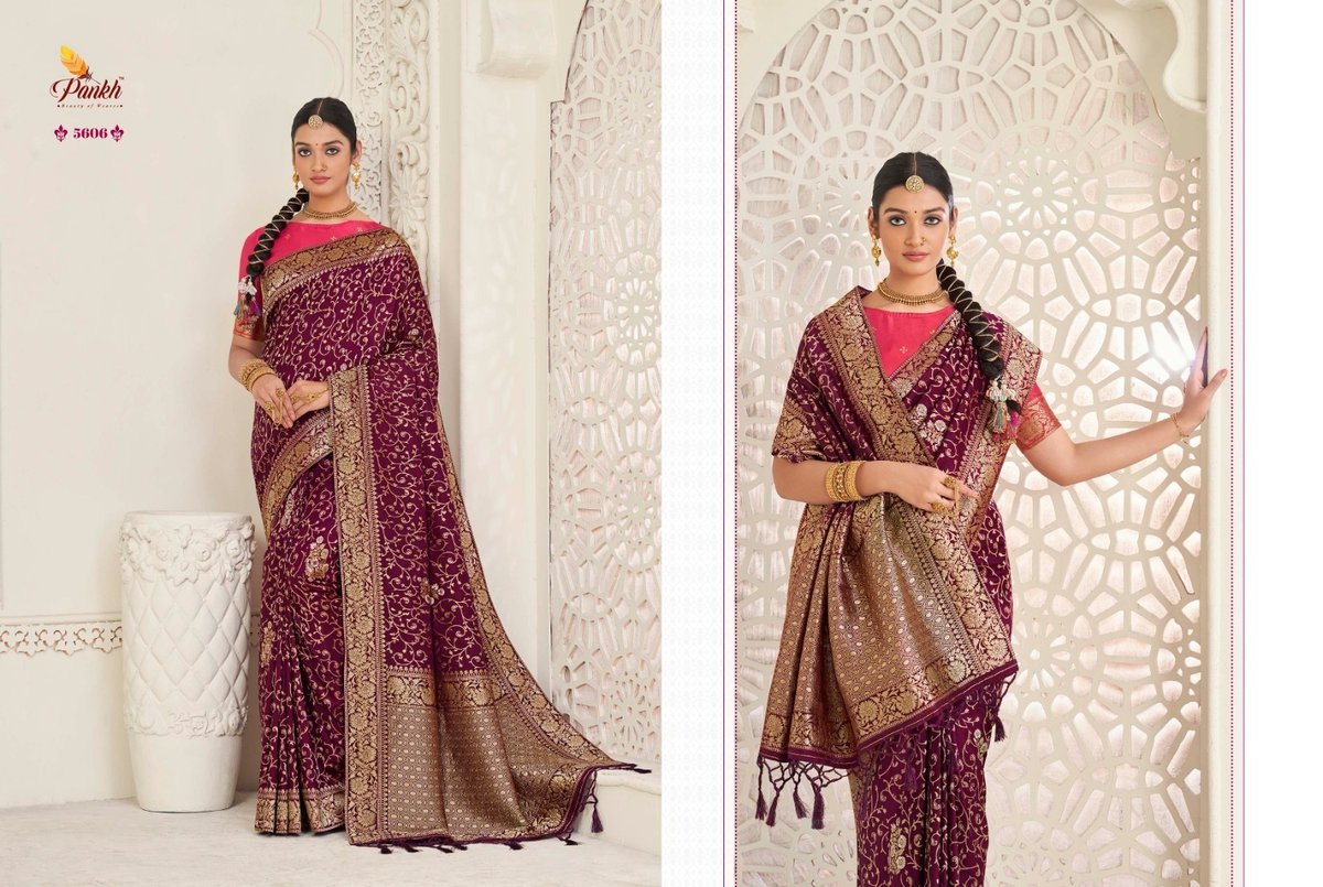 Pankh Creation Aashi Silk Vol-1 5601-5608 Series 6
