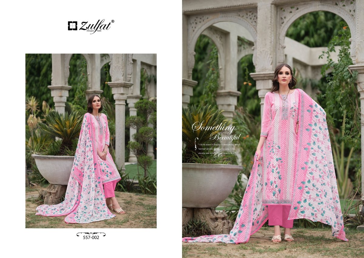 ZULFAT DESIGNER NAZRANA VOL-3 557-001 TO 557-008 2