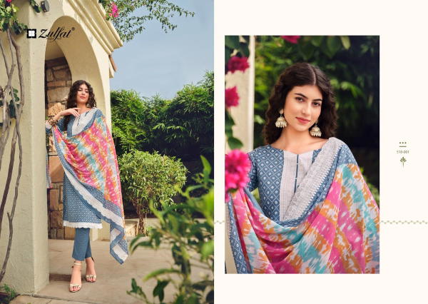 Zulfat Designer Isabella 510-001 to 510-008 Series