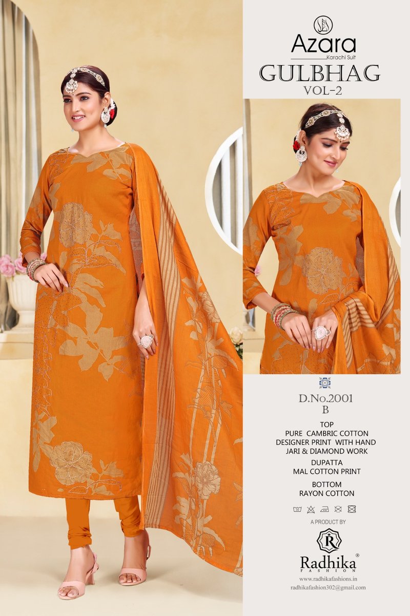 RADHIKA FASHION AZARA GULBAGH - 2 2001-A TO 2001-B 2