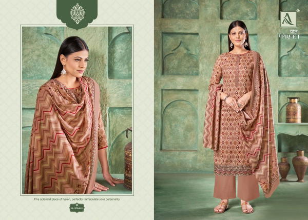 ALOK SUIT PREET H-1358-001 TO H-1358-008