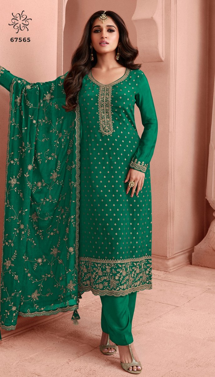 VINAY FASHION KULEESH SWARNAA COLOURPLUS 67561 TO 67566 5