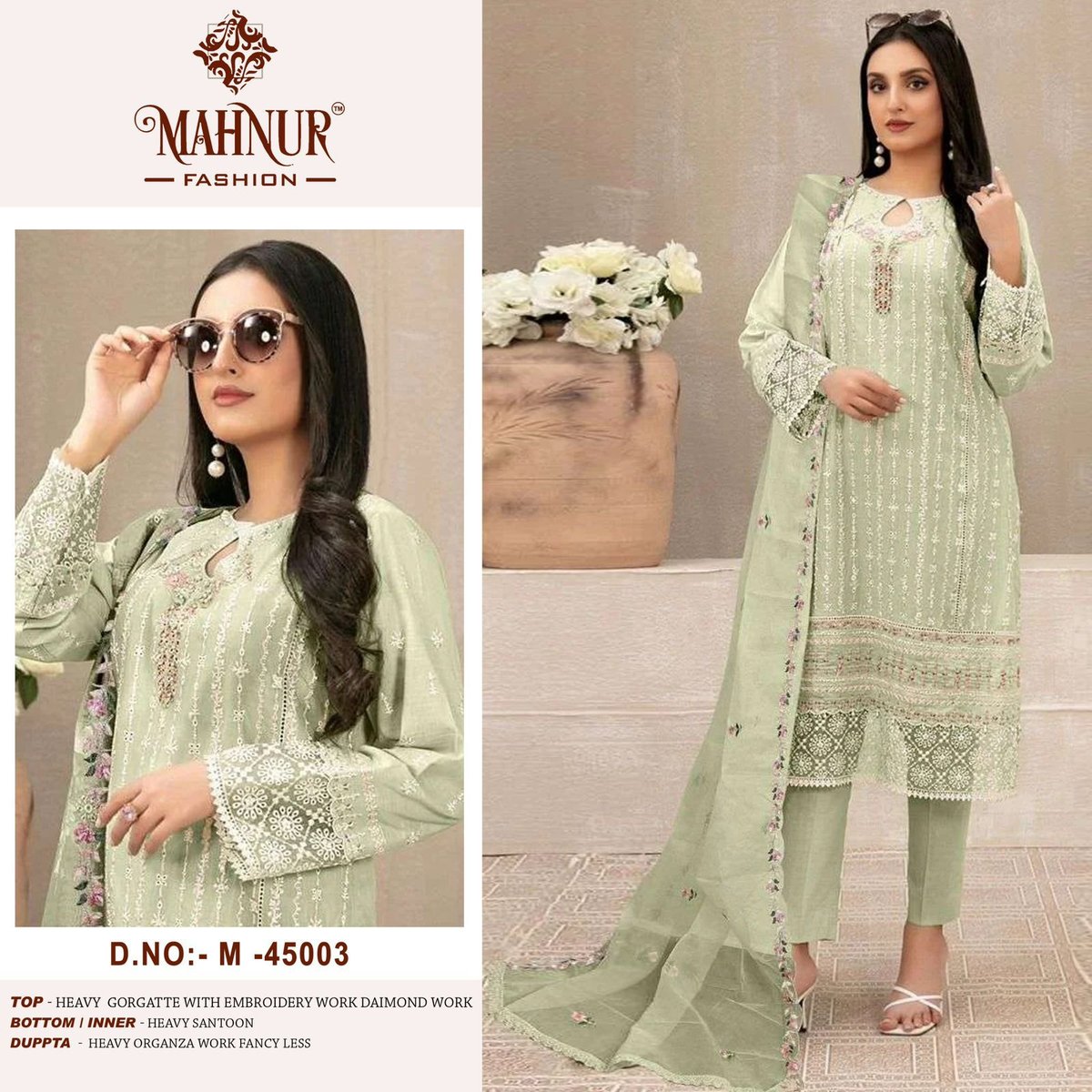 MAHNUR FASHION MAHNUR VOL-45 45001 TO 45003 3