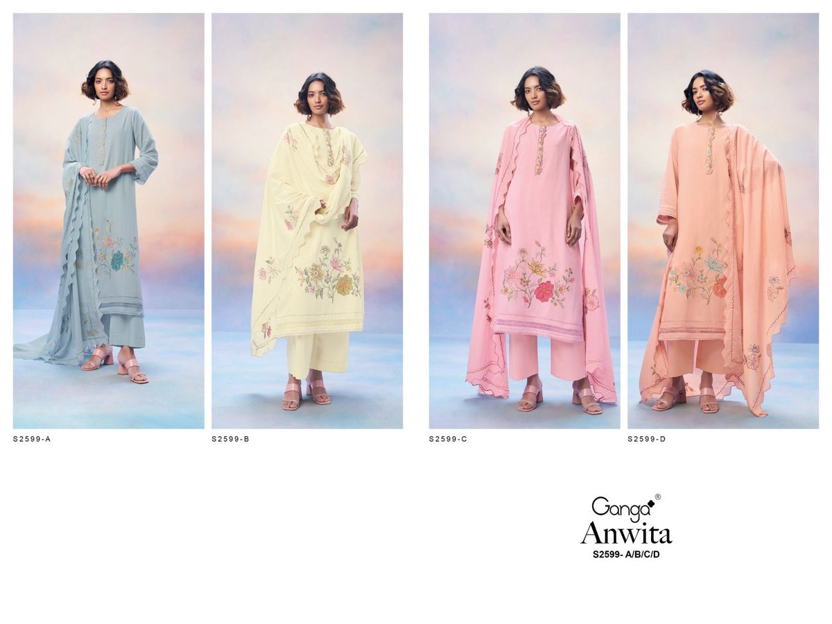 GANGA ANWITA S2599-A TO S2599-D 5