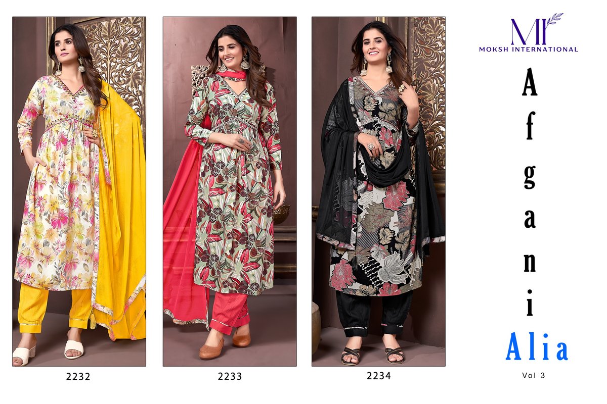 MOKSH INTERNATIONAL AFGANI ALIA VOL-3 2232 TO 2234 4