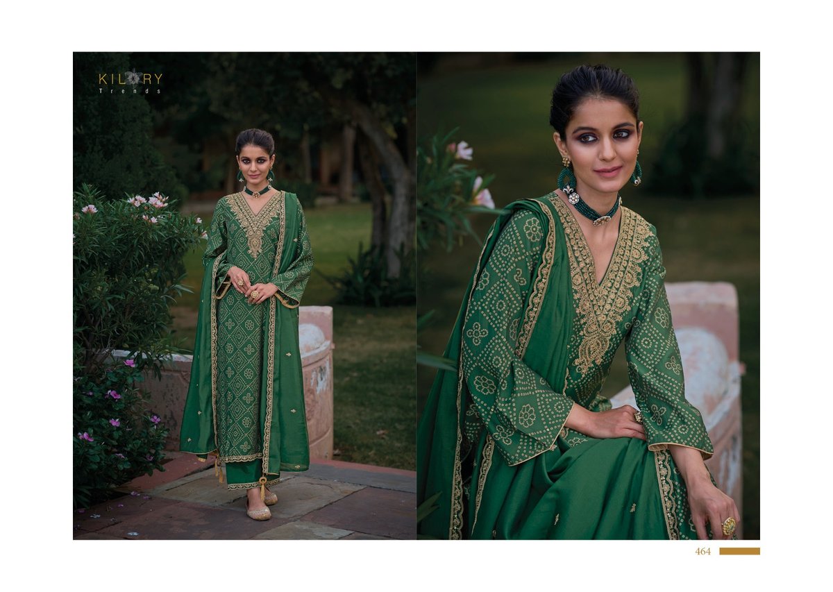 KILORY TRENDZ SILK OF BANDHEJ VOL-3 461 TO 466 4