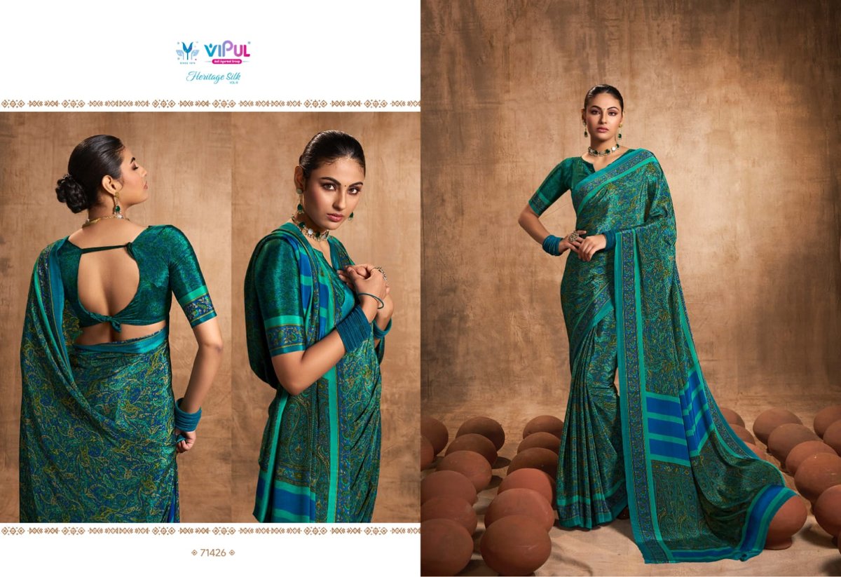 Vipul Fashion Heritage Silk Vol-8 71424-71441 Series 3