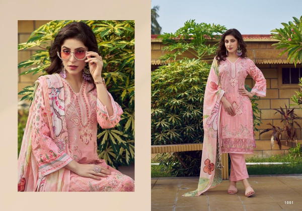 MAJESTY RANGRASHIYA LUXURY LAWN COLLECTION 1001 TO 1004