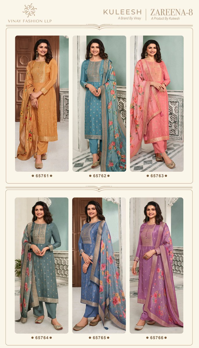 Vinay Fashion Kuleesh Zareena Vol-8 65761-65766 Series 7