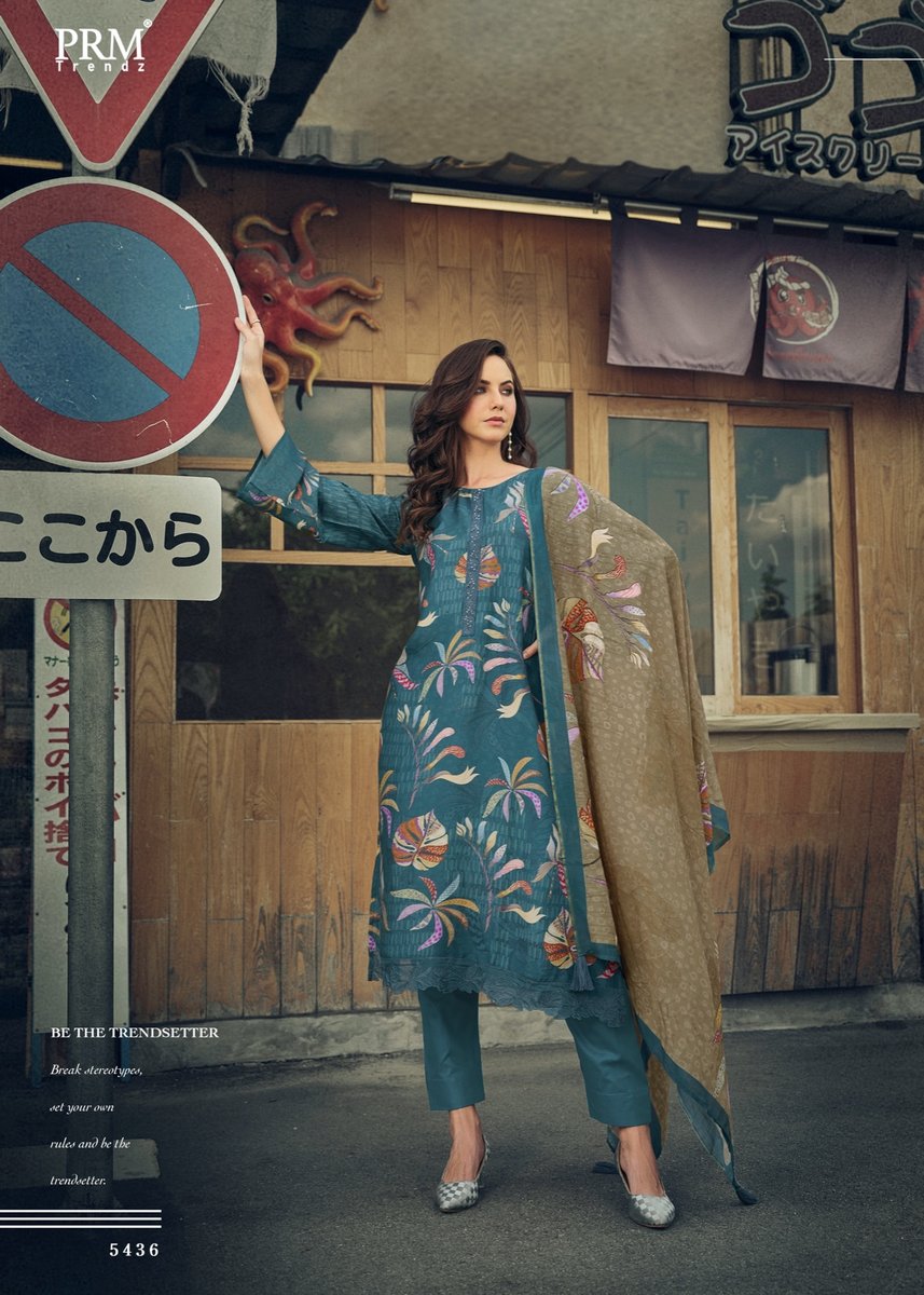 PRM TRENDZ THE SUMMER BLOOM 5433 TO 5440 4
