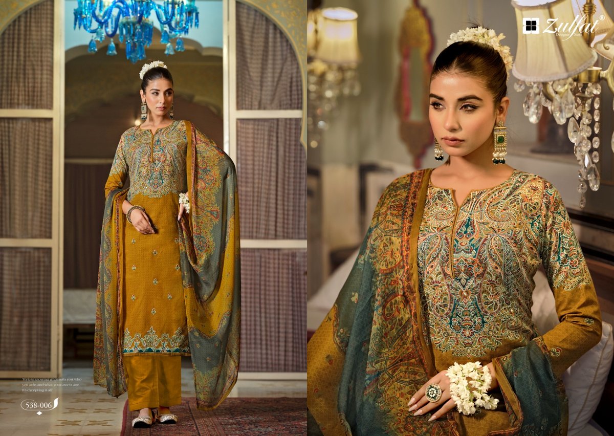 ZULFAT DESIGNER DILRUBA VOL-2 538-001 TO 538-008 6