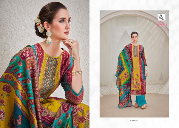 ALOK SUIT CHITRAHAR H-1404-001 TO H-1404-005