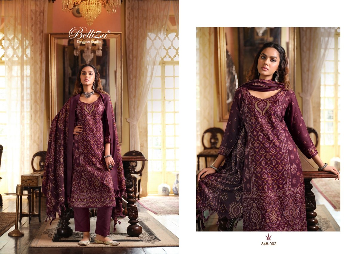 Belliza Designer Cashmera Kaani 848-001 to 848-007 Series 2