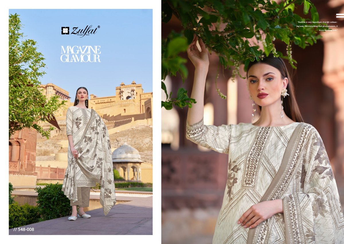 ZULFAT DESIGNER FARHANA VOL-6 548-001 TO 548-008 8