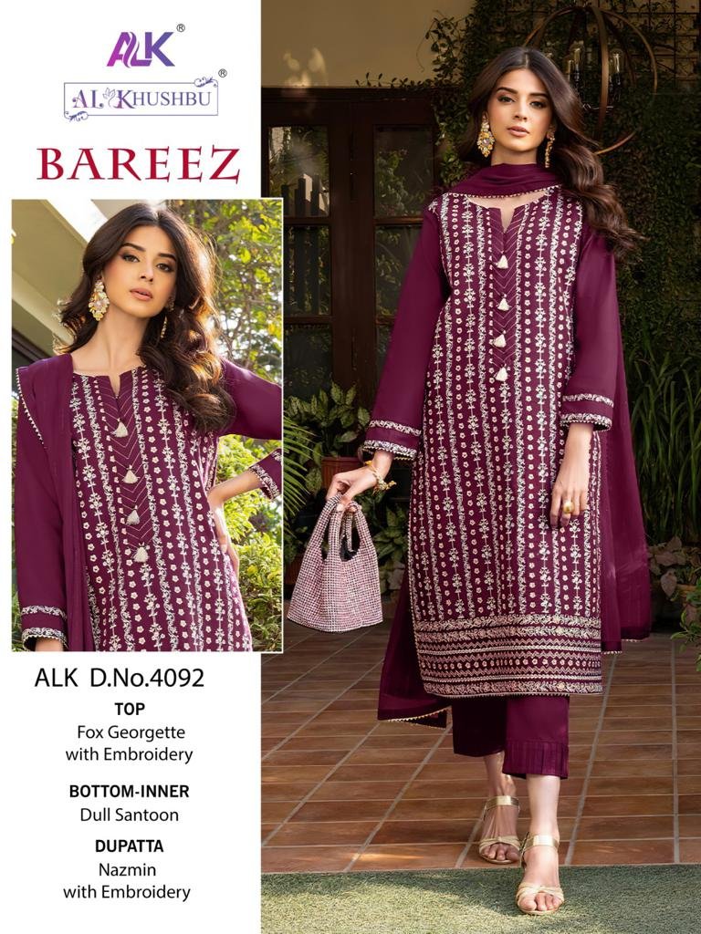 AL KHUSHBU BAREEZ VOL-1 4092 TO 4094 1