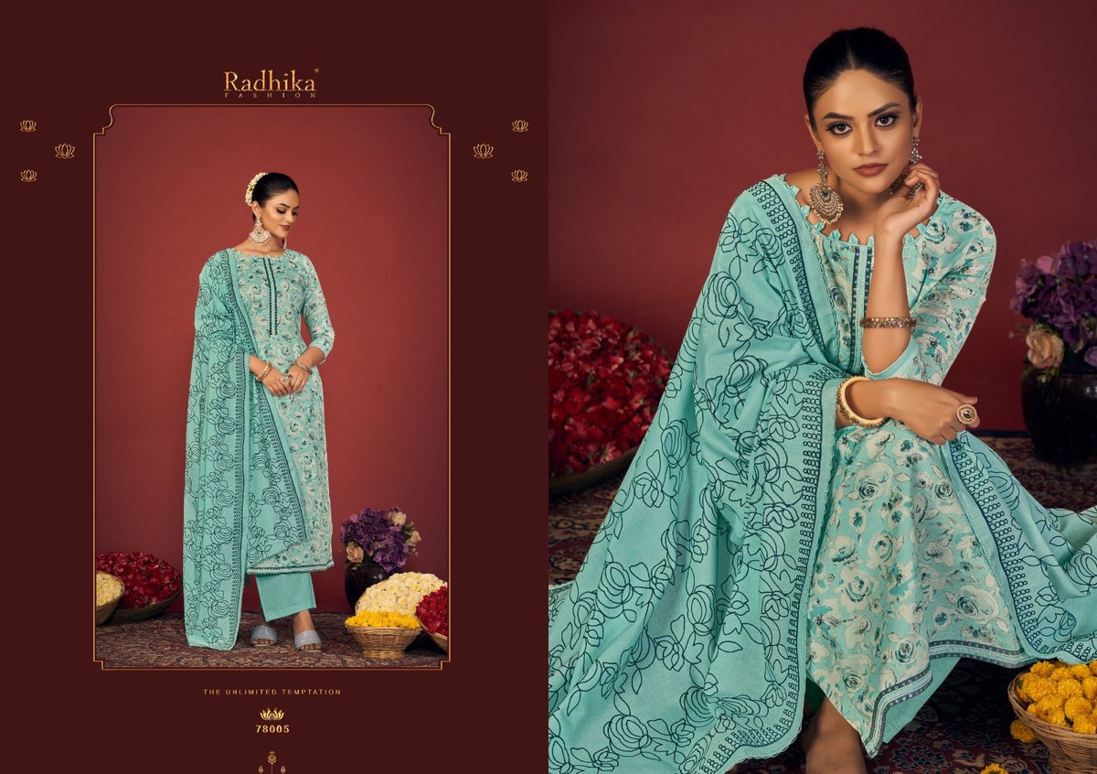 RADHIKA FASHION BLOSSOM-14-78001 TO 78006 SERIES 5