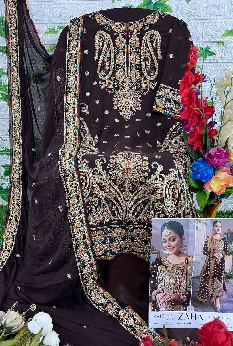 Zaha Aaeesha Vol-2 10113 Colors 4