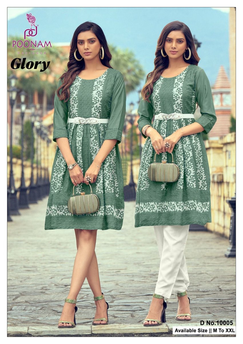 POONAM DESIGNER GLORY 10001 TO 10008 5