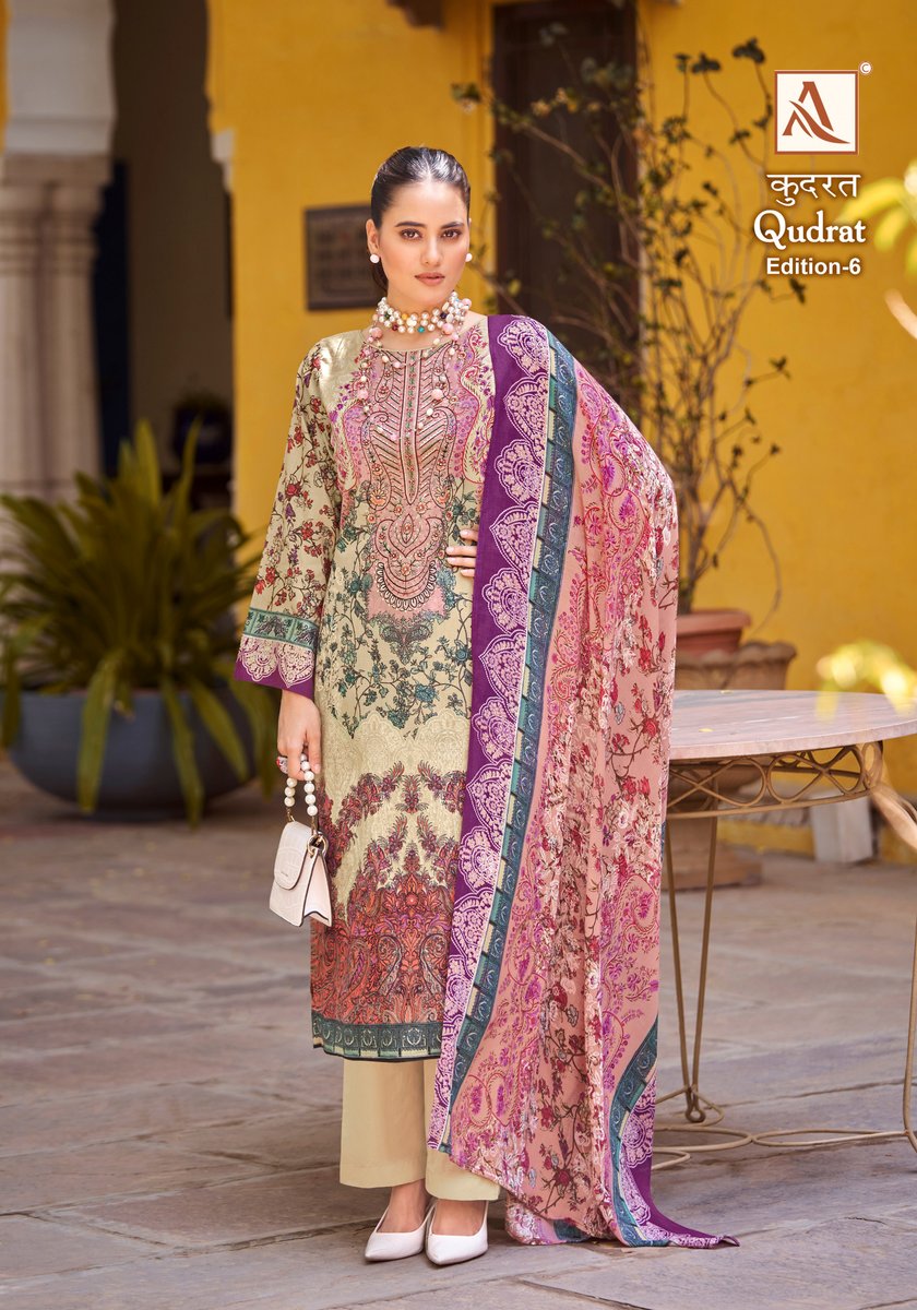 ALOK SUIT QUDRAT - 6 H-1571-001 TO H-1571-008 8