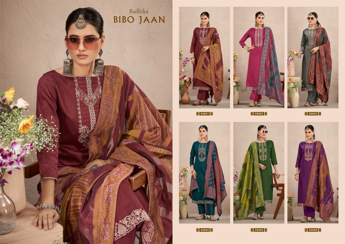 RADHIKA FASHION AZARA BIBO JAAN 92001 TO 92006 7